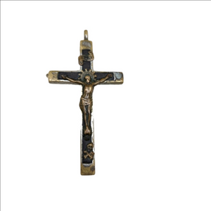 Vintage WW11 German Army Wehrmach Officer Pectoral Cross Skull Crossbone Pendant